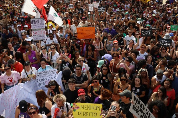 Enough of Feminicide is the cry of the Women's Uprising in São Paulo