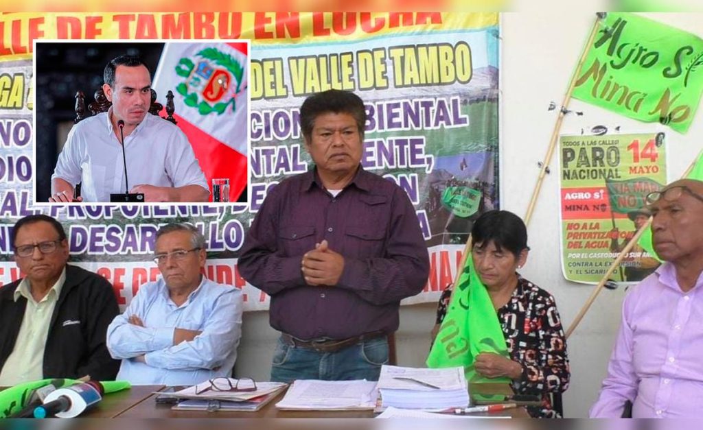 Farmers in Arequipa demand that José Jerí stop Southern operations in Valle Tambo