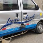 Four injured leaves a violent collision between a van and a car in Concepción