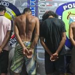 Four men accused of raping a child arrested