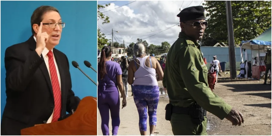Bruno Rodríguez Parrilla / Un militar en las calles de La Habana