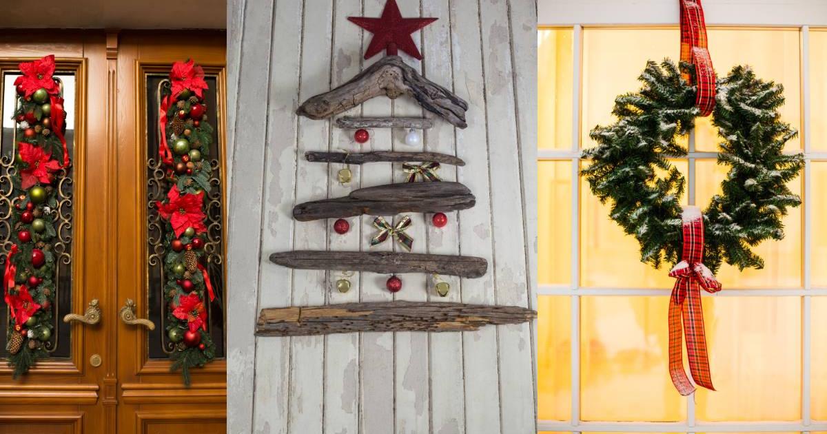 How to decorate a Christmas door? 10 inspiration ideas
