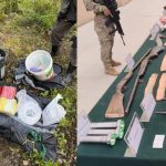 Huancavelica: Army and Dircote find clandestine deposit with weapons and explosives