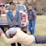 Huancavelica: community members punish councilor with whiplashes for failed Christmas chocolate