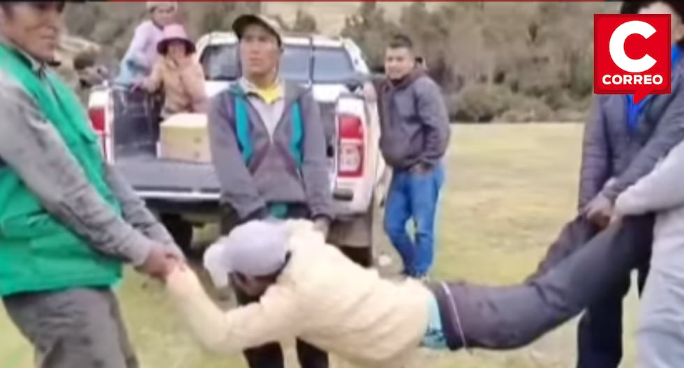 Huancavelica: community members punish councilor with whiplashes for failed Christmas chocolate