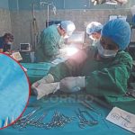 Huancayo: Doctors report that fly larvae fall from the ceiling during surgery