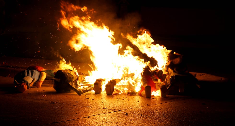 Huancayo: Fines of up to 20% of a UIT for burning dolls and clothes on New Year's Eve