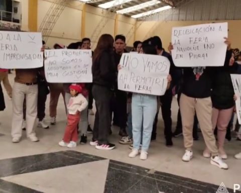 Huancayo: Merchants protest against location of Christmas fair and demand relocation
