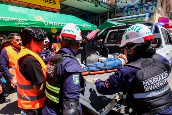 Huancayo: urban fire drill leaves more than 1,500 people affected
