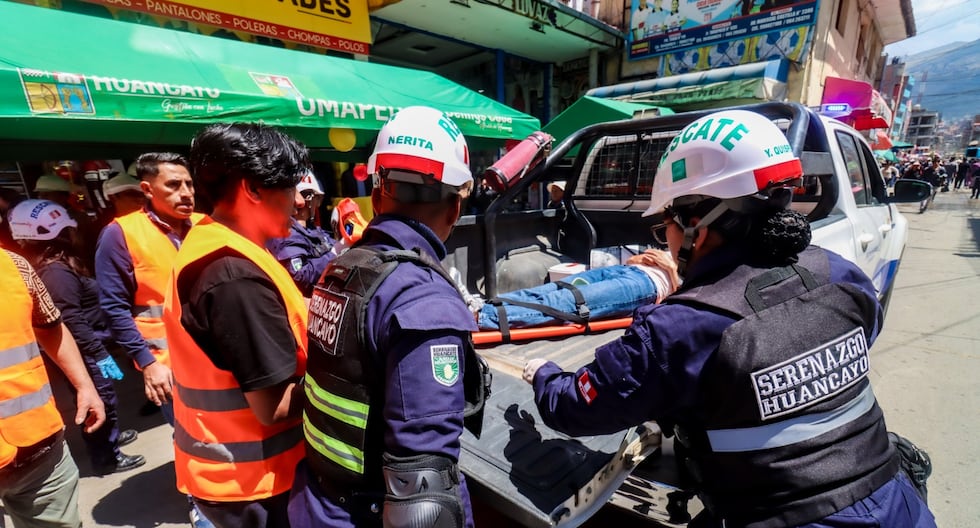 Huancayo: urban fire drill leaves more than 1,500 people affected