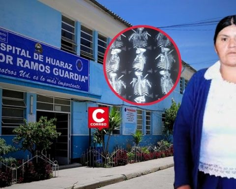 Huaraz: mother in critical condition with iron embedded near her heart will be evacuated to Lima