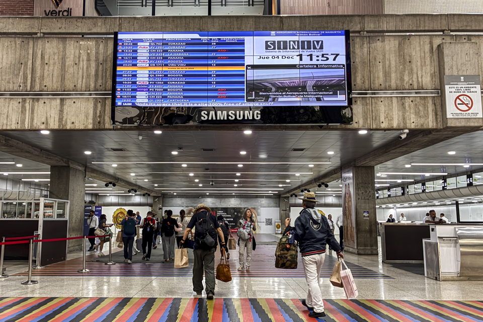 "If they hear you talking a little too much (at the airport) it's a problem"