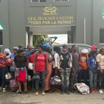 Indocumentados detenidos por el Ejército en operativo.