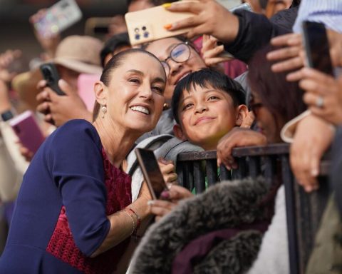 #InImages | Sheinbaum's rally in the Zócalo for the 7 years of Morenoist governments