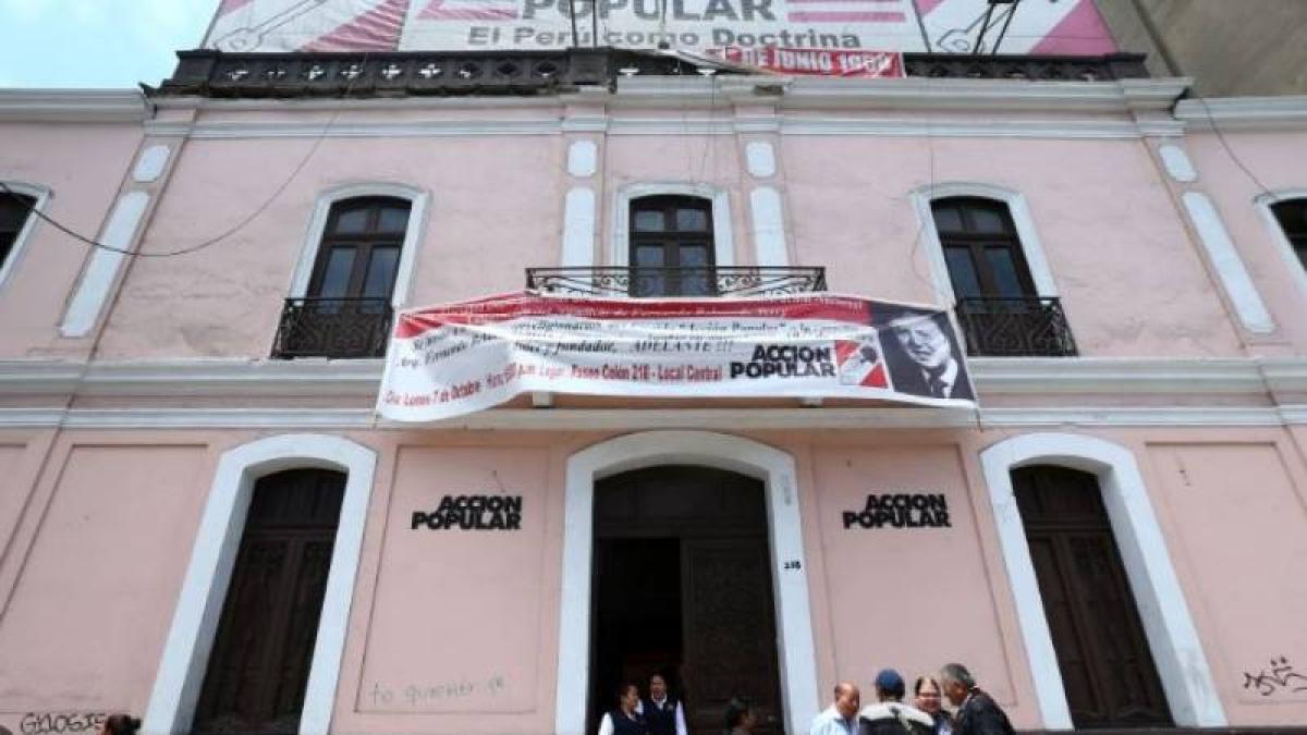 JNE makes official the exclusion of Acción Popular from the 2026 general elections