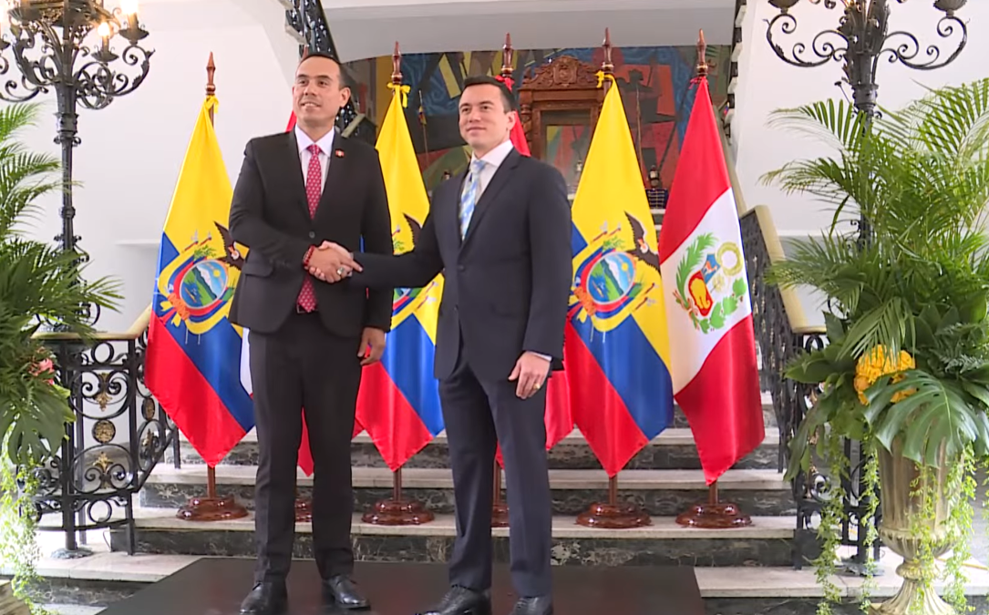 José Jerí meets with Daniel Noboa in Quito