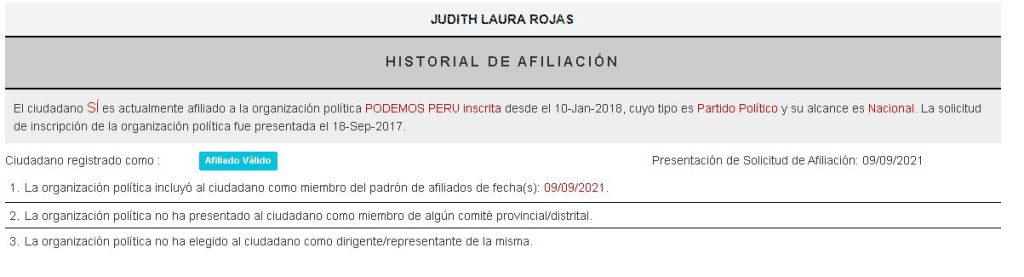 Judith Laura to Congress: Who is Carlos Anderson's accessory who is also seeking the Chamber of Deputies with Podemos?