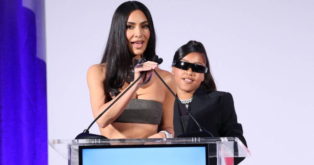 Kim Kardashian's daughter, North West, shows off her bleached eyebrows