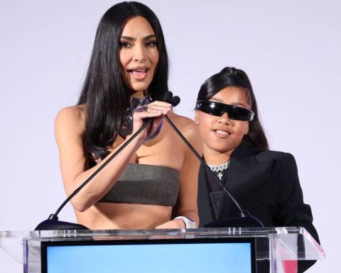 Kim Kardashian's daughter, North West, shows off her bleached eyebrows