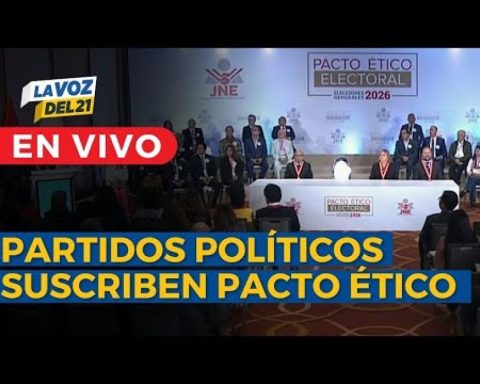 LIVE: Political groups sign the Ethical Pact of the National Election Jury