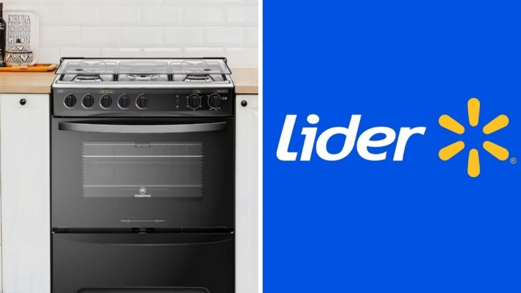 Lider finishes Mademsa kitchen with 5 burners: Electric grill and easy clean technology with 25% d