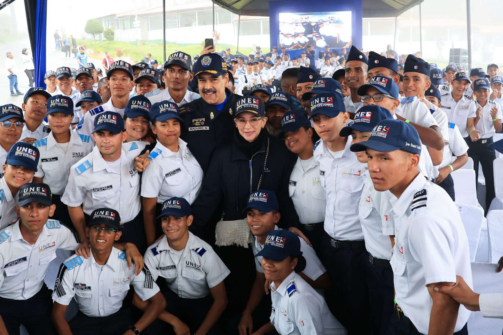 Maduro inaugurates headquarters of the PNB police service academy