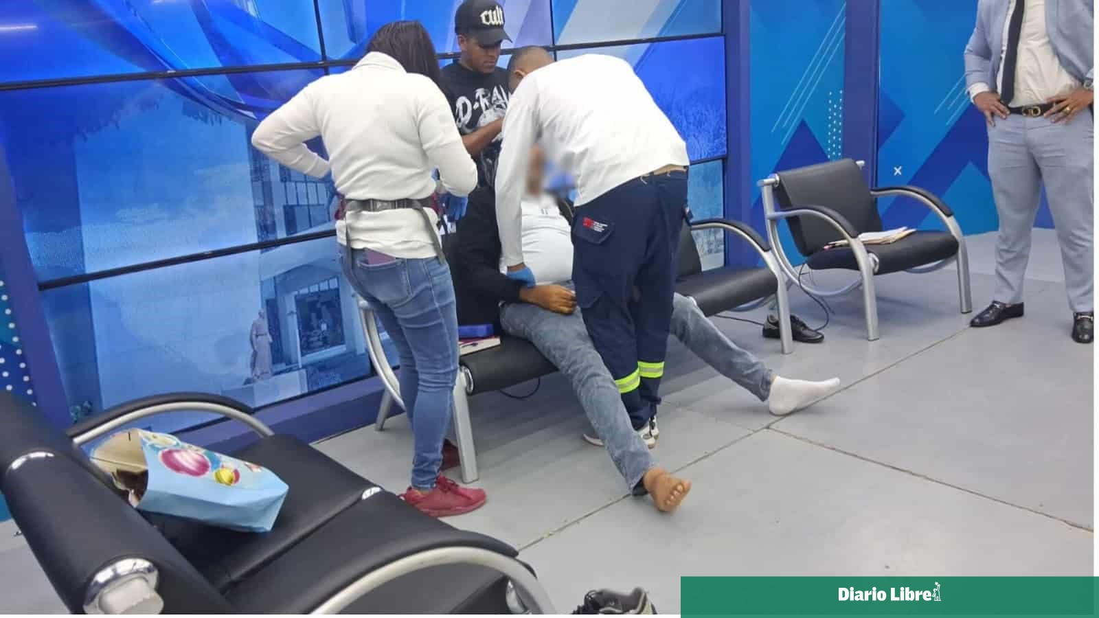 Man dies while being interviewed on a television channel