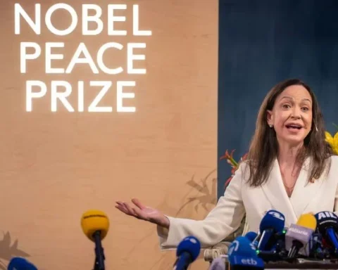 María Corina Machado en Oslo, Noruega