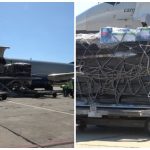 Cargamento de donativos procedente de Martinica