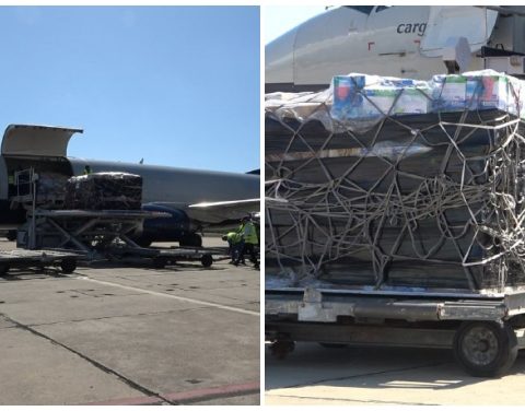 Cargamento de donativos procedente de Martinica