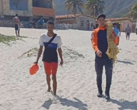 Missing person reported after attempted drowning in Ocumare de la Costa