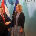 Bruno Rodríguez Parrilla y Federia Mogherini