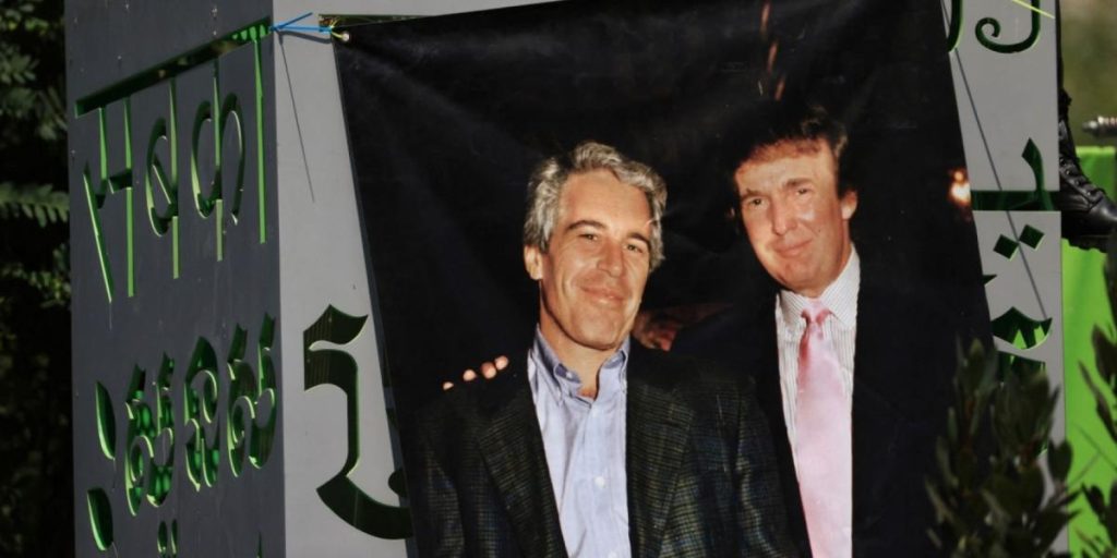 New photos of Epstein with Trump and public figures