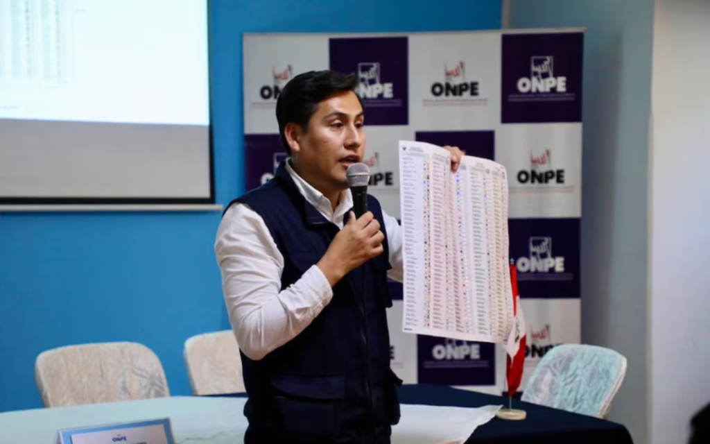 ONPE will present the official voting card for the 2026 Elections this December 24