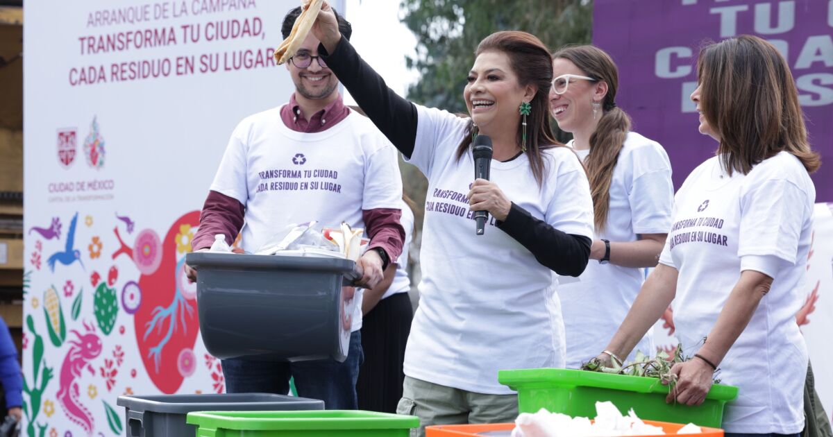 On January 1, the new waste separation begins in CDMX, announces Brugada