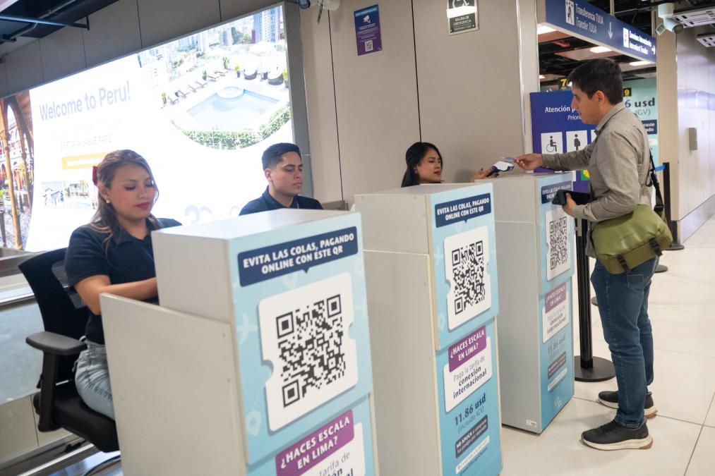 Passengers on domestic flights will not pay a connection fee at Jorge Chávez airport