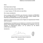 Phillip Butters resigns from his activism in Avanza País and his presidential candidacy falls