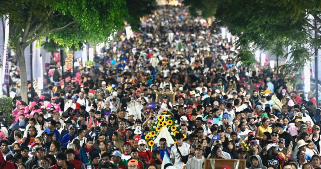 Pilgrims break record: 12.8 million have arrived at the Basilica; authorities report white balance