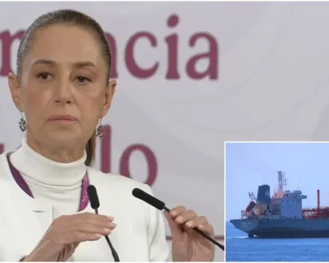 Claudia Sheinbaum / Un barco petrolero en dirección a Cuba