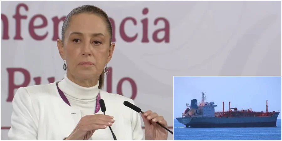 Claudia Sheinbaum / Un barco petrolero en dirección a Cuba