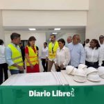Raquel Peña supervises hospital in Dajabón this Saturday