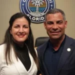 Rosa María Payá y Francis Suárez, alcalde de la ciudad de Miami