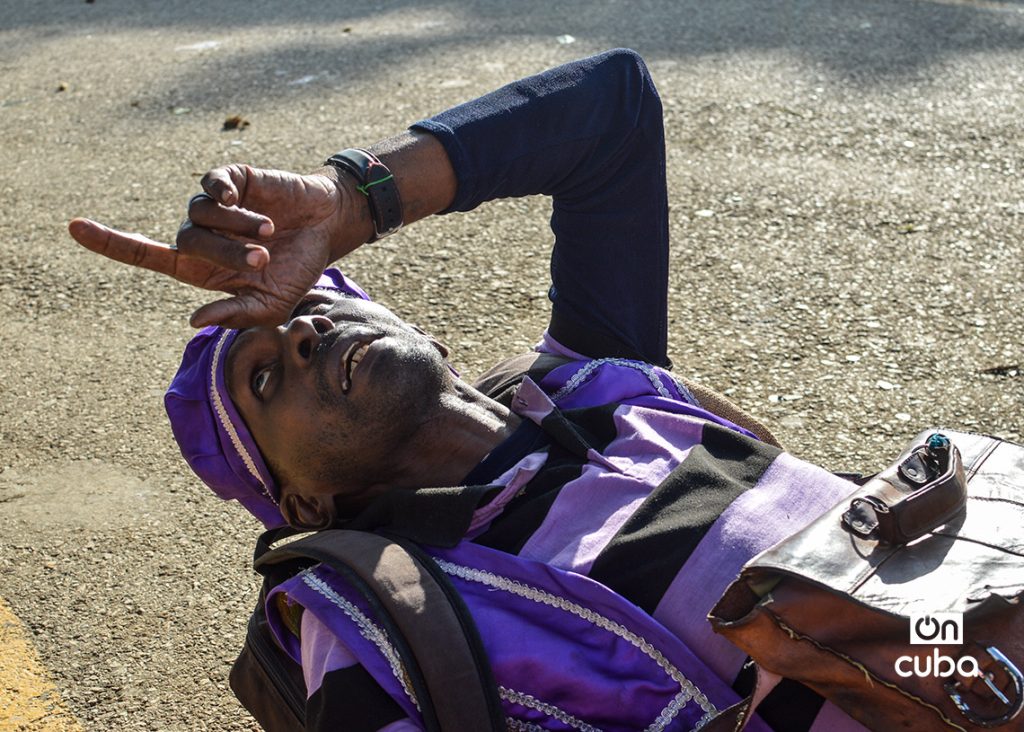 Devoción por San Lázaro en El Rincón. Foto: Otmaro Rodríguez.