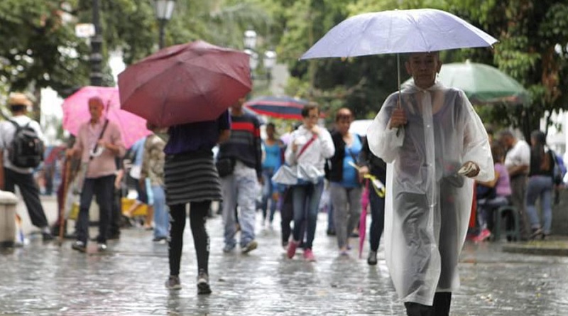 Lluvias y lloviznas dispersas se prevé en dos estados del país