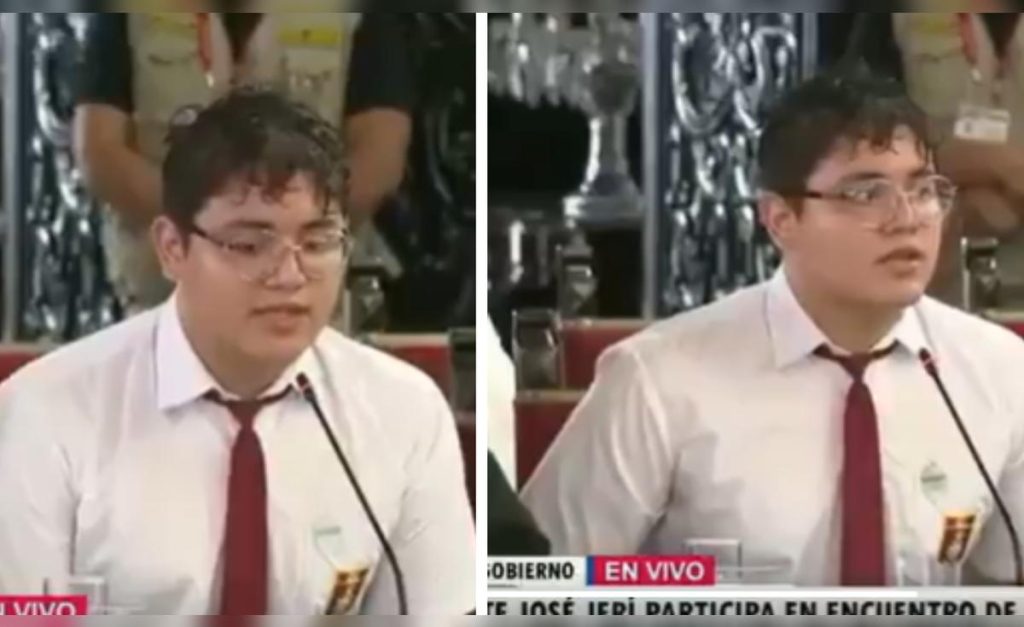 School boy rebukes José Jerí for the increase in teenage pregnancies: "It is unfair to live with this reality"