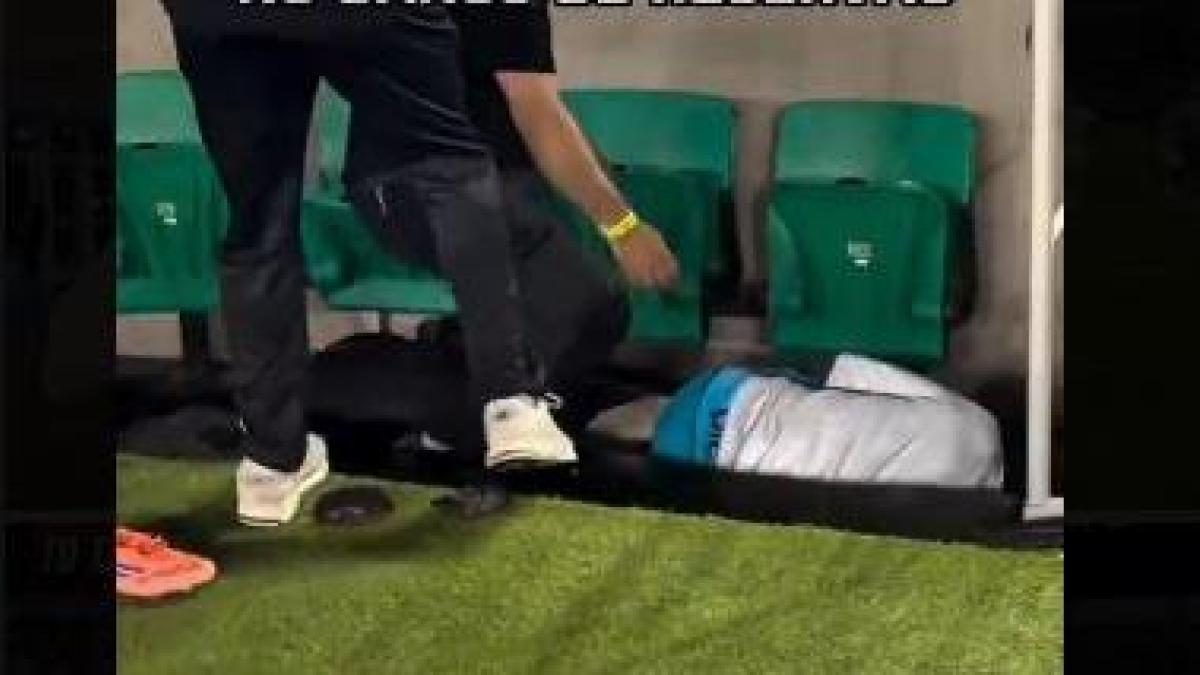 Seeing is believing! He jumps onto the field to ask Neymar for a photo and is about to kill another Santos player