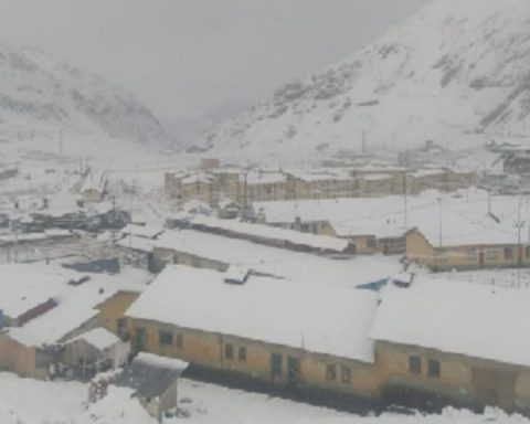Senamhi: DANA Qori hits the southern and central mountains with rain, snow and hail