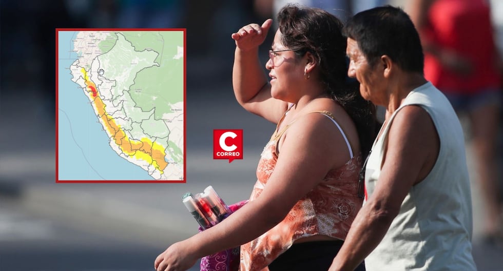 Senamhi activates a red alert in 19 regions of Peru due to temperatures of up to 38 degrees Celsius