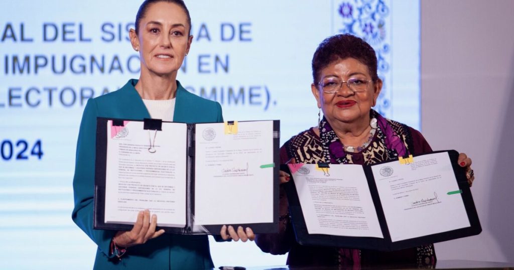 Sheinbaum celebrates the arrival of Ernestina Godoy to the FGR: it is good for the country