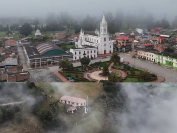 Pequeño, entre montañas y con frío extremo: así es uno de los pueblos más fríos de Colombia